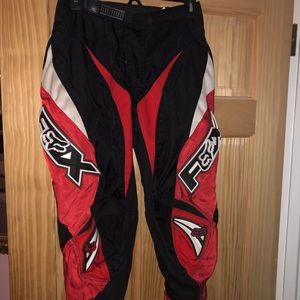 Vintage FOX race car pants adjustable waist band